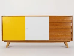 Mid-Century Sideboard mit Kunststoffschublade von Interier Praha, 1960er