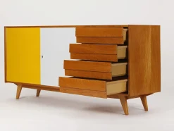 Mid-Century Sideboard mit Kunststoffschublade von Interier Praha, 1960er