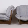 Mid-Century Sitzgarnitur aus Eiche, 1960er, 3er Set