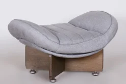 Mid-Century Sitzgarnitur aus Eiche, 1960er, 3er Set
