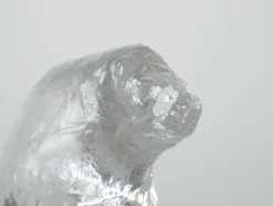 Mid-Century Skulptur von Pueberg aus Glas, 1970er