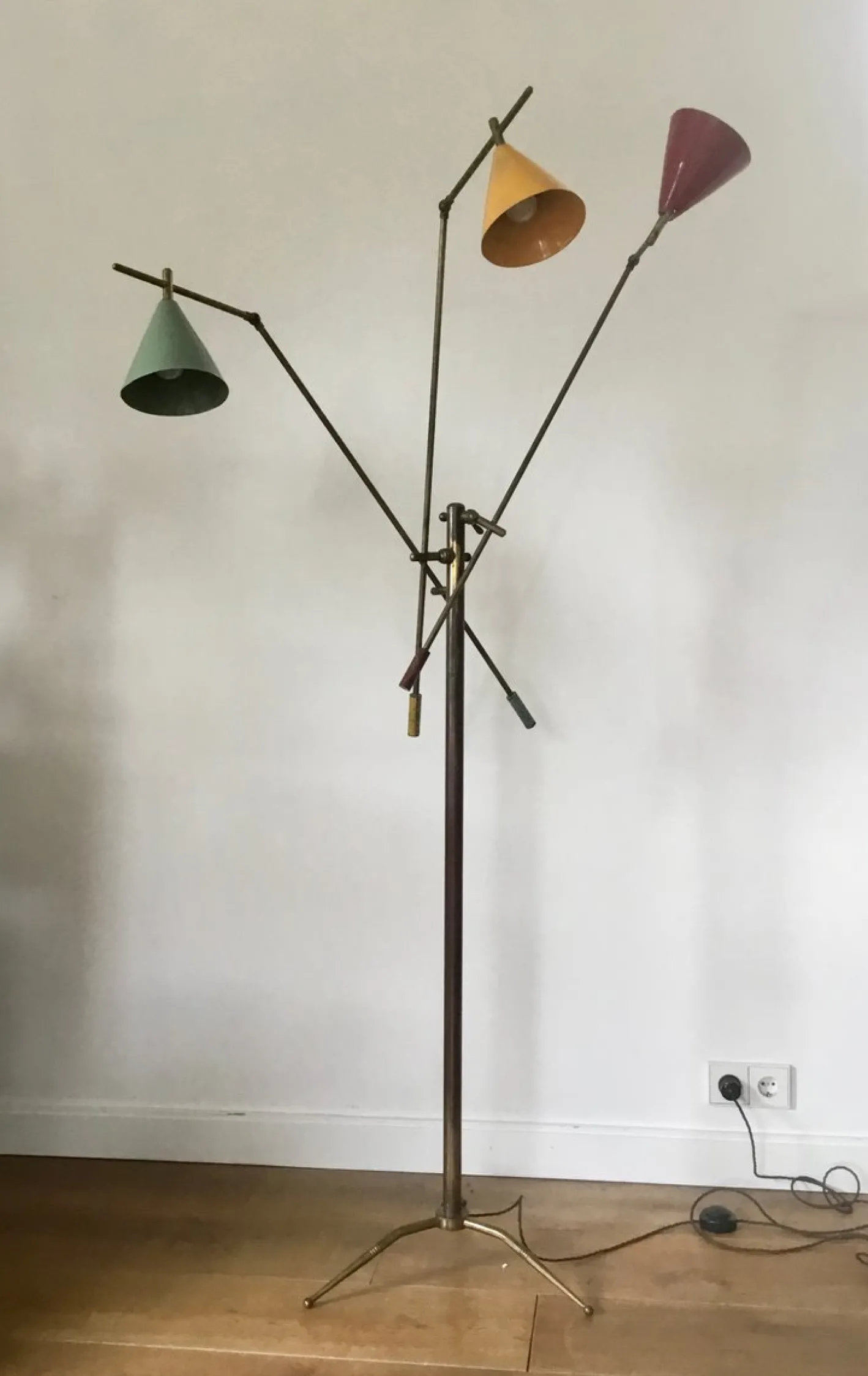 Mid-Century Stehlampe von Arredoluce, 1950er