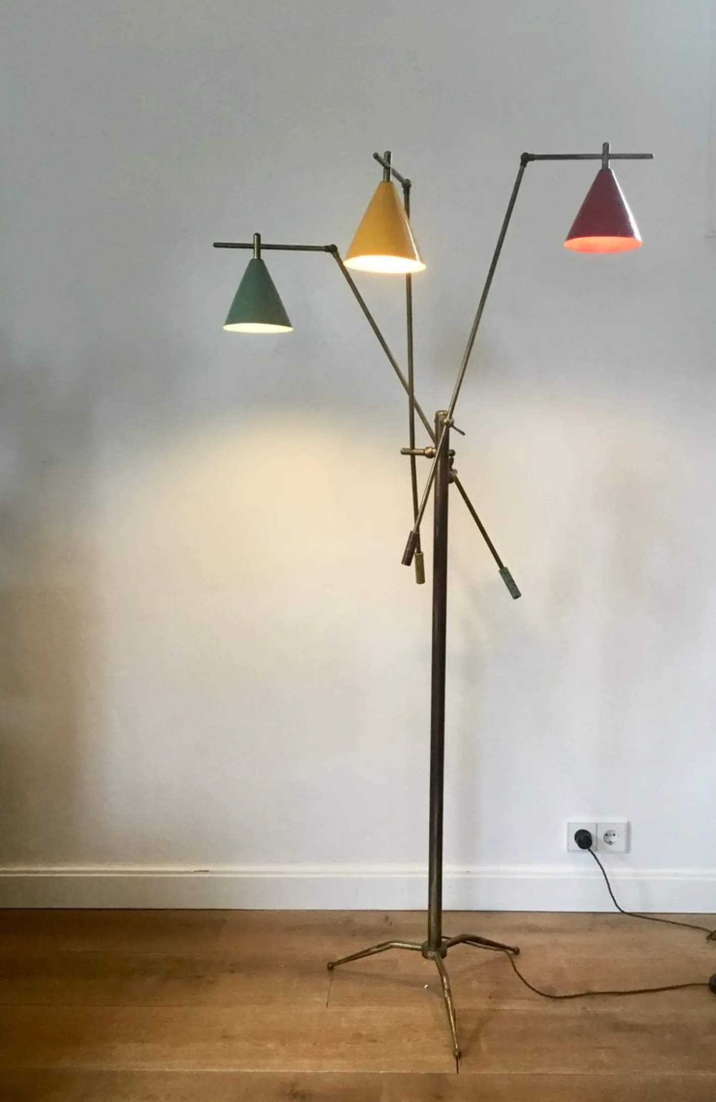 Mid-Century Stehlampe von Arredoluce, 1950er