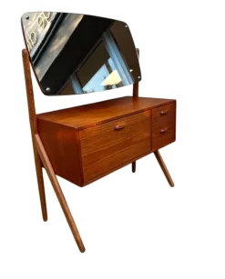 Mid-Century Teak Frisiertisch von Ølholm Møbelfabrik, Dänemark, 1960er