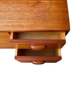 Mid-Century Teak Frisiertisch von Ølholm Møbelfabrik, Dänemark, 1960er