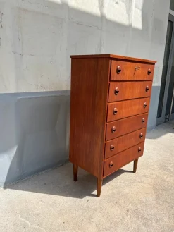 Mid-Century Teak Highboard von FDB Møbler, 1960er
