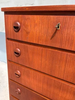 Mid-Century Teak Highboard von FDB Møbler, 1960er