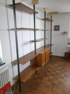 Mid-Century Teak Regalsystem von Olof Pira, Schweden, 1960er