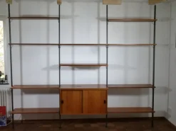 Mid-Century Teak Regalsystem von Olof Pira, Schweden, 1960er