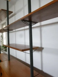 Mid-Century Teak Regalsystem von Olof Pira, Schweden, 1960er