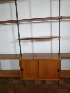 Mid-Century Teak Regalsystem von Olof Pira, Schweden, 1960er