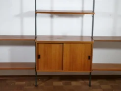 Mid-Century Teak Regalsystem von Olof Pira, Schweden, 1960er
