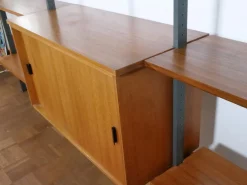 Mid-Century Teak Regalsystem von Olof Pira, Schweden, 1960er