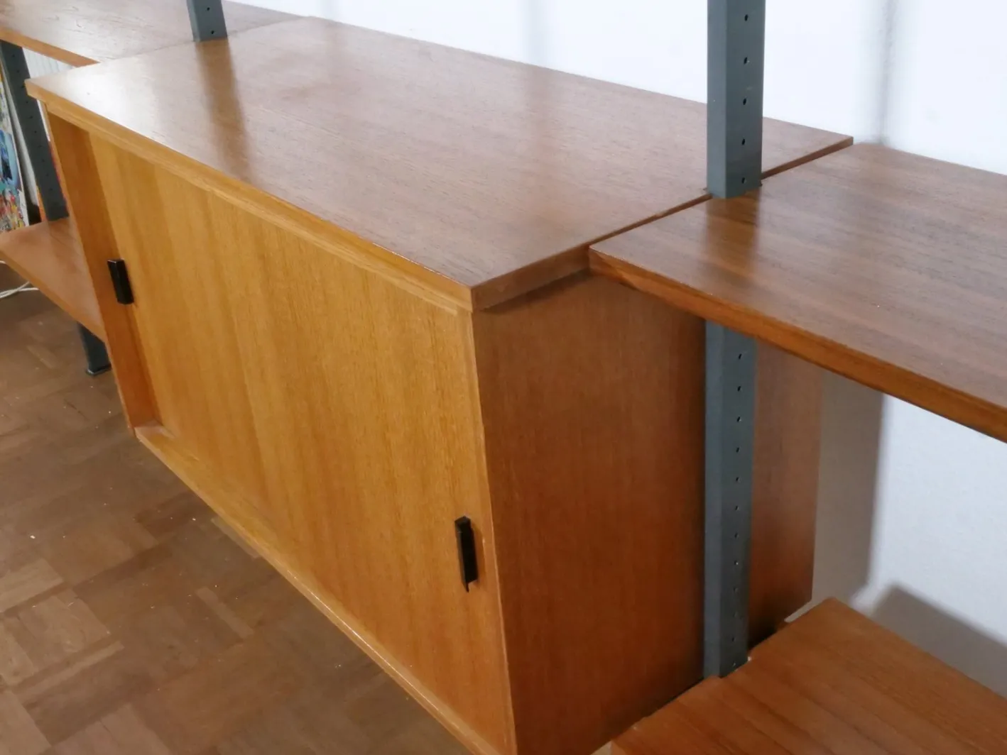 Mid-Century Teak Regalsystem von Olof Pira, Schweden, 1960er