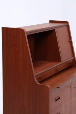 Mid-Century Teak Sekretär, 1960er