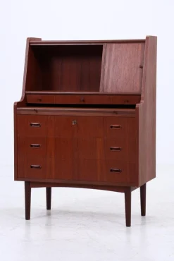 Mid-Century Teak Sekretär, 1960er