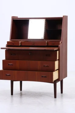 Mid-Century Teak Sekretär, 1960er