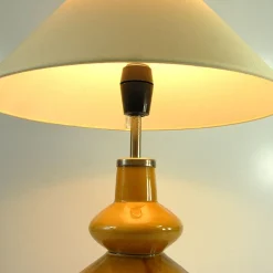 Mid-Century Tischlampe aus Keramik von Polam Piła, 1970er