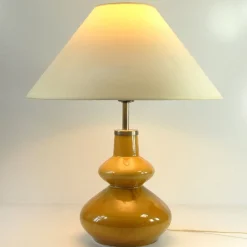 Mid-Century Tischlampe aus Keramik von Polam Piła, 1970er