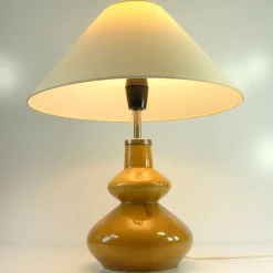 Mid-Century Tischlampe aus Keramik von Polam Piła, 1970er