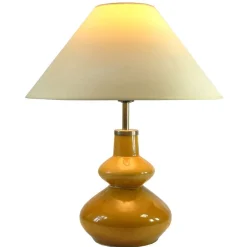 Mid-Century Tischlampe aus Keramik von Polam Piła, 1970er