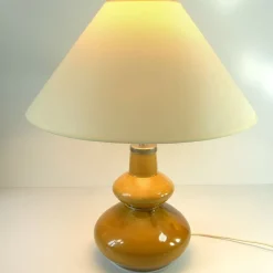 Mid-Century Tischlampe aus Keramik von Polam Piła, 1970er