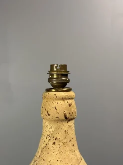 Mid-Century Tischlampe aus Korken, 1960er
