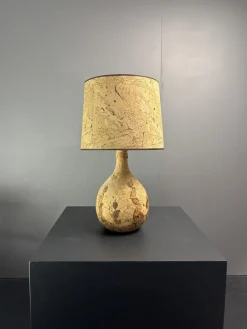 Mid-Century Tischlampe aus Korken, 1960er