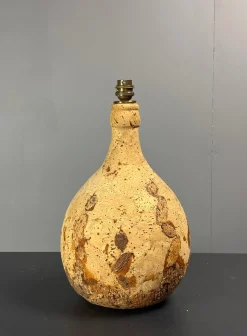 Mid-Century Tischlampe aus Korken, 1960er