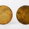 Mid-Century Vasen aus patiniertem Messing von Ystad-Metall, 1950er, 3er Set