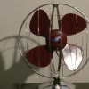 Mid-Century Ventilator aus Stahl & Bakelit von Elettrodomestici San Giorgio, 1960er