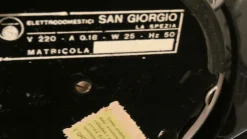 Mid-Century Ventilator aus Stahl & Bakelit von Elettrodomestici San Giorgio, 1960er