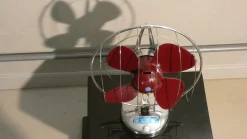 Mid-Century Ventilator aus Stahl & Bakelit von Elettrodomestici San Giorgio, 1960er