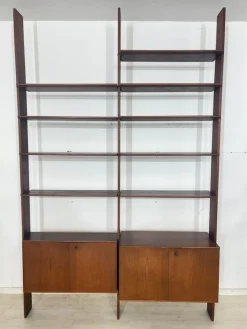 Mid-Century Wandregal aus Teak, 1960er