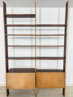 Mid-Century Wandregal aus Teak, 1960er