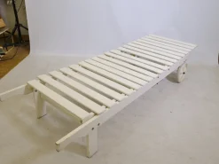 Mid-Century Wooden Riviera Garden Lounger from Triconfort, 1970s