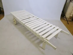 Mid-Century Wooden Riviera Garden Lounger from Triconfort, 1970s