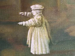 Mihailo Djokovic Tikalo, Surrealistische Komposition, 1983, Öl auf Leinwand