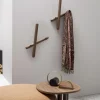 Mikado Wandgarderobe aus Nussholz von Morica Design