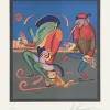 Mikhaïl Chemiakin 1985, Carnaval de St Petersburg III: la luge, 1985, Lithographie