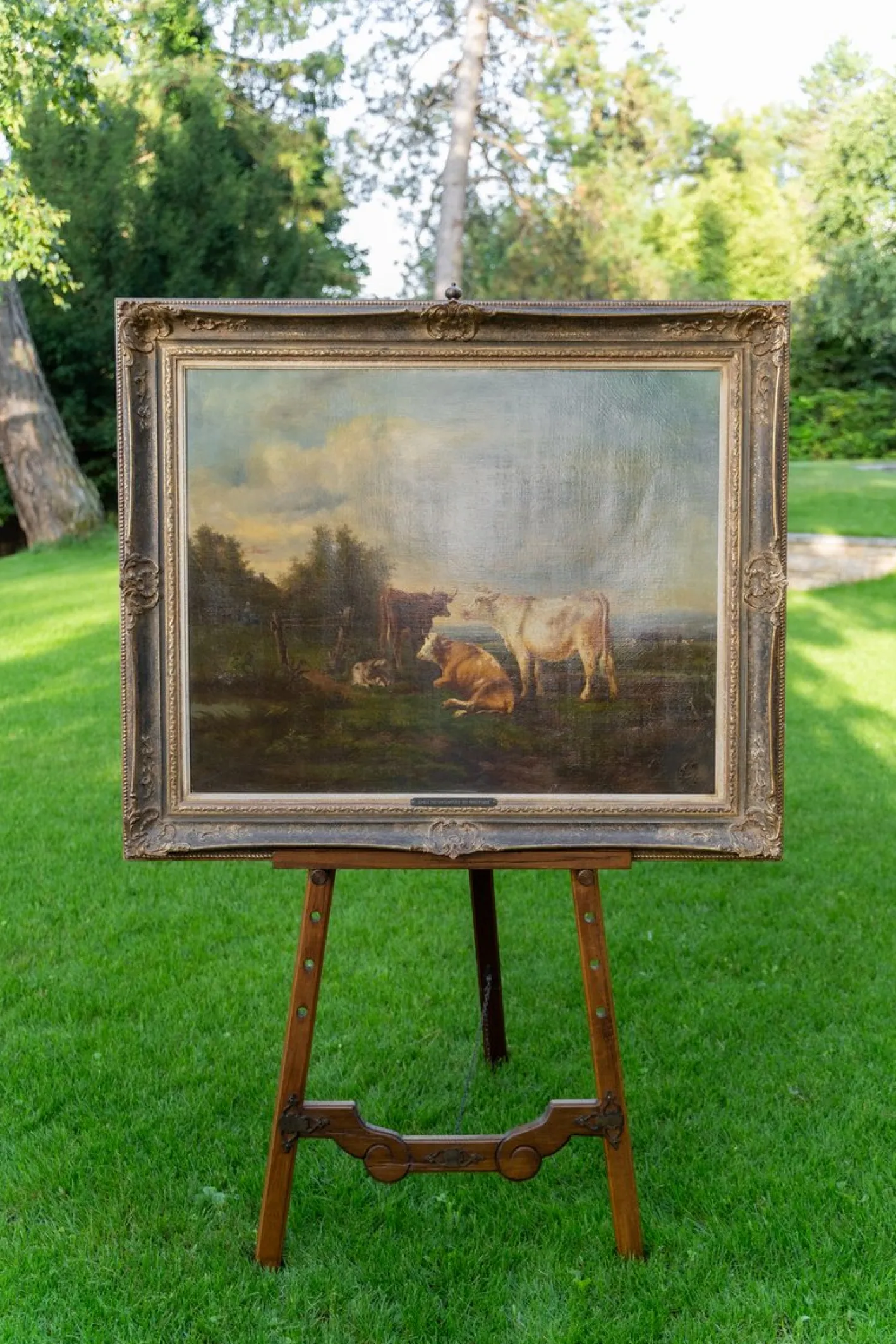 Émile Victor Cartier, Ohne Titel, 1800er, Öl auf Leinwand