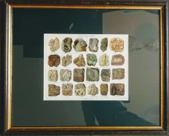Mineralien und Felsen. Enzyklopädische Grafik, Deutschland, Chromolithograph