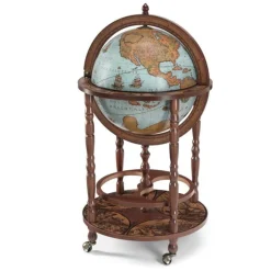 Minerva Blue Ocean Globe Bar von Zoffoli Mappamondi