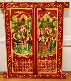 Miniatur Fensterläden in indischer Volkskunst, 1890er