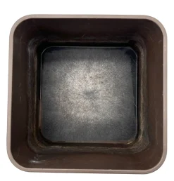 Minimalistische Deutsche Space Age Blumentöpfe, 1960er, 2er Set