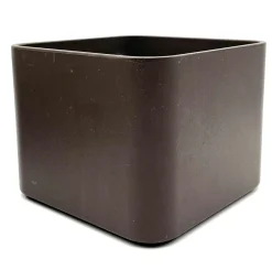 Minimalistische Deutsche Space Age Blumentöpfe, 1960er, 2er Set