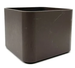 Minimalistische Deutsche Space Age Blumentöpfe, 1960er, 2er Set