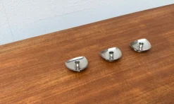 Minimalistische dänische Vintage Kerzenhalter von Arne Jacobsen für Stelton, 3er Set