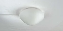 Minimalistische Mid-Century Modern Decken- oder Wandlampe von Wilhelm Wagenfeld für Lindner, 1950er
