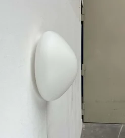 Minimalistische Mid-Century Modern Decken- oder Wandlampe von Wilhelm Wagenfeld für Lindner, 1950er